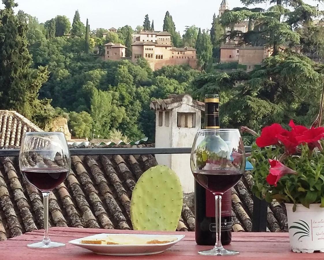 グラナダMirador Alhambra - 2 Private Terraces - Wifi -アパートメント エクステリア 写真